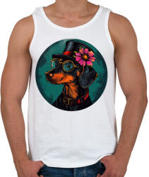 printfashion Elegáns Tacsi - Férfi atléta - Fehér (16707318)