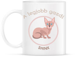 printfashion A legjobb gazdi - Shinx - Bögre - Fehér (6304910)