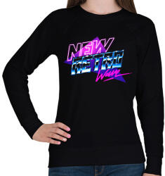 printfashion New Retro Wave - Női pulóver - Fekete (1321374)