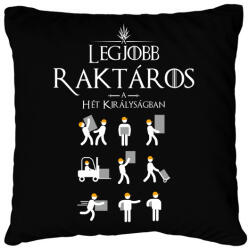 printfashion Trónok harca raktáros - Párnahuzat, Díszpárnahuzat - Fekete (4878720)