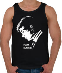 printfashion Thomas Shelby sad face - Férfi atléta - Fekete (2577006)