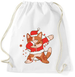 printfashion Karácsony - cica - dub - Sportzsák, Tornazsák - Fehér (5712788)