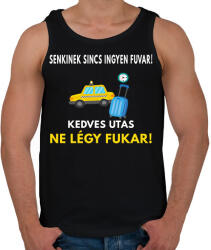 printfashion TAXI SOFŐRNEK - Férfi atléta - Fekete (1545975)