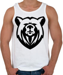 printfashion Medve - Férfi atléta - Fehér (5025898)