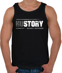 printfashion HUstory (white) - Férfi atléta - Fekete (7415920)