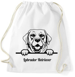 printfashion Labrador Retriver - Sportzsák, Tornazsák - Fehér (5120045)