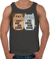 printfashion Dogs&cats - Férfi atléta - Sötétszürke (2538049)