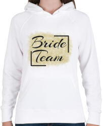 printfashion bride team - Női kapucnis pulóver - Fehér (5205469)