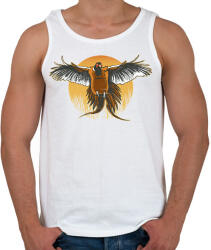 printfashion Fácán - Férfi atléta - Fehér (7560269)