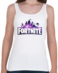 printfashion Fortnite Galaxy - Női atléta - Fehér (1807025)
