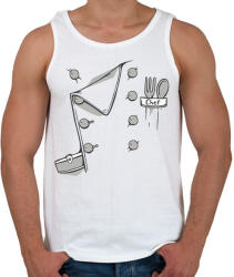 printfashion Konyhafőnök - Férfi atléta - Fehér (2397107)