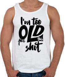 printfashion Shit 1 - Férfi atléta - Fehér (13392769)