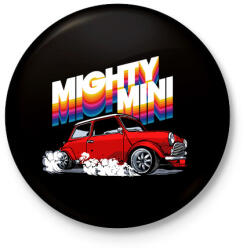 printfashion Mini Morris - Kitűző, hűtőmágnes - Fekete (3099343)