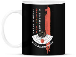 printfashion Szép bolond világ - Haiku - Bögre - Fekete (7633572)