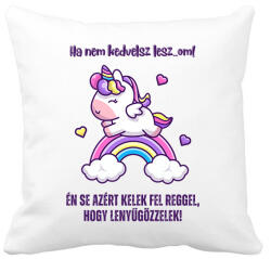 printfashion Ha nem kedvelsz lesza. . m - Párnahuzat, Díszpárnahuzat - Fehér (14381973)
