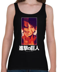 printfashion Singeki no kjodzsin character - Női atléta - Fekete (5387390)