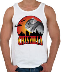 printfashion Chinzilla - Férfi atléta - Fehér (10953818)