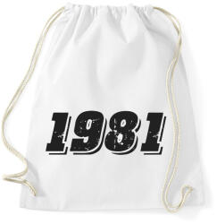 printfashion 1981 - Sportzsák, Tornazsák - Fehér (6179812)