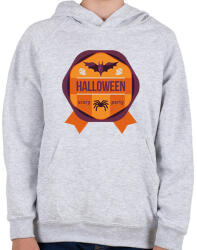 printfashion Halloween Scary Party - Gyerek kapucnis pulóver - Sport szürke (1822568)