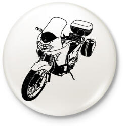 printfashion honda transalp - Kitűző, hűtőmágnes - Fehér (3090229)