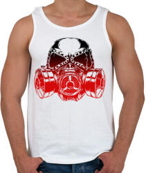 printfashion Gázmaszk - Férfi atléta - Fehér (1287821)