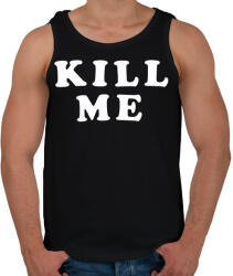 printfashion Kill me - Férfi atléta - Fekete (2148647)