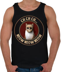 printfashion Ch ch ch. . . - Férfi atléta - Fekete (8753837)