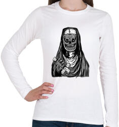 printfashion Beast Deasign NuN2 - Női hosszú ujjú póló - Fehér (817426)