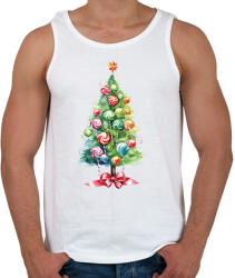 printfashion Nyalókás karácsonyfa - Férfi atléta - Fehér (14932090)