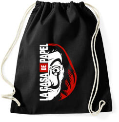 printfashion LA CASA DE PAPEL - A nagy pénzrablás - Sportzsák, Tornazsák - Fekete (4261589)