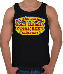 printfashion Bolti eladó - Évszámmal - Férfi atléta - Fekete (8807822)