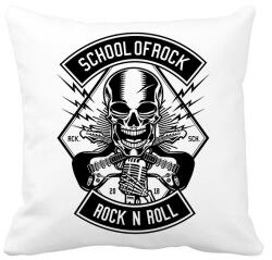 printfashion Rock and roll - Párnahuzat, Díszpárnahuzat - Fehér (16731474)