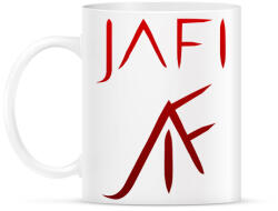 printfashion piros jafi - Bögre - Fehér (13383503)