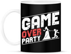 printfashion GAME OVER - Bögre - Fekete (2617673)