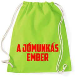printfashion A jómunkás ember - Sportzsák, Tornazsák - Limezöld (682580)