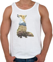 printfashion Multi Expourse Fox - Férfi atléta - Fehér (1260599)