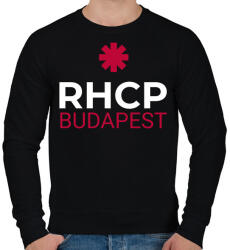 printfashion RHCP BUDAPEST 2 - Férfi pulóver - Fekete (11361417)