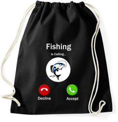 printfashion Fishing phone - Sportzsák, Tornazsák - Fekete (11378375)