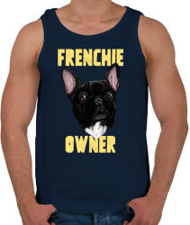 printfashion FRENCHIE OWNER 2 - Férfi atléta - Sötétkék (10432614)