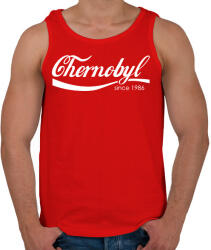 printfashion Chernobyl - Férfi atléta - Piros (1565260)