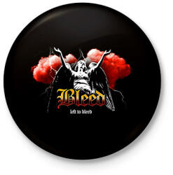 printfashion Streetwear - Bleed - Kitűző, hűtőmágnes - Fekete (14427126)