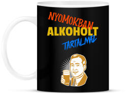 printfashion NYOMOKBAN ALKOHOLT TARTALMAZ - Bögre - Fekete (10956292)
