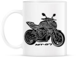 printfashion yamaha mt4 - Bögre - Fehér (2927696)