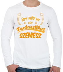 printfashion Fantasztikus szemész - Férfi hosszú ujjú póló - Fehér (12649961)