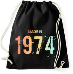 printfashion 1974 - Sportzsák, Tornazsák - Fekete (6224221)