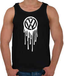 printfashion VolksWagen Fehér - Férfi atléta - Fekete (955158)