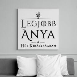 printfashion got-legjobb-anya-black - Vászonkép - Fehér (6624442)