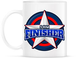 printfashion 5 KM FINISHER 2 - Bögre - Fehér (9536076)
