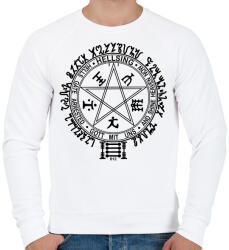 printfashion Hellsing logo - Férfi pulóver - Fehér (2687158)