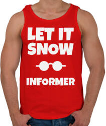 printfashion INFORMER - Férfi atléta - Piros (9550670)